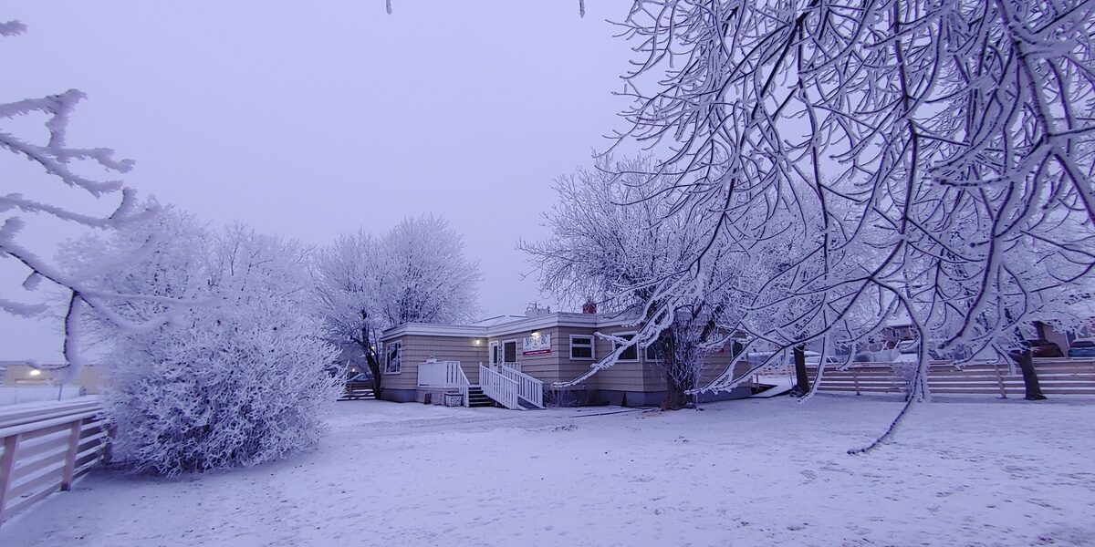 NorthEast BC Realty winter office NorthEast BC Realty winter office